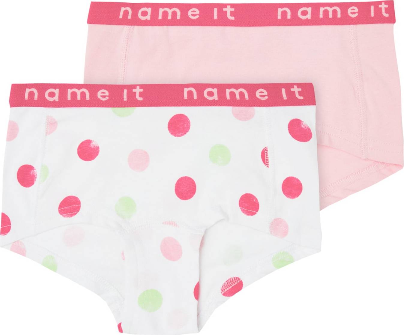 NAME IT Spodní prádlo pastelově zelená / růžová / pitaya / bílá