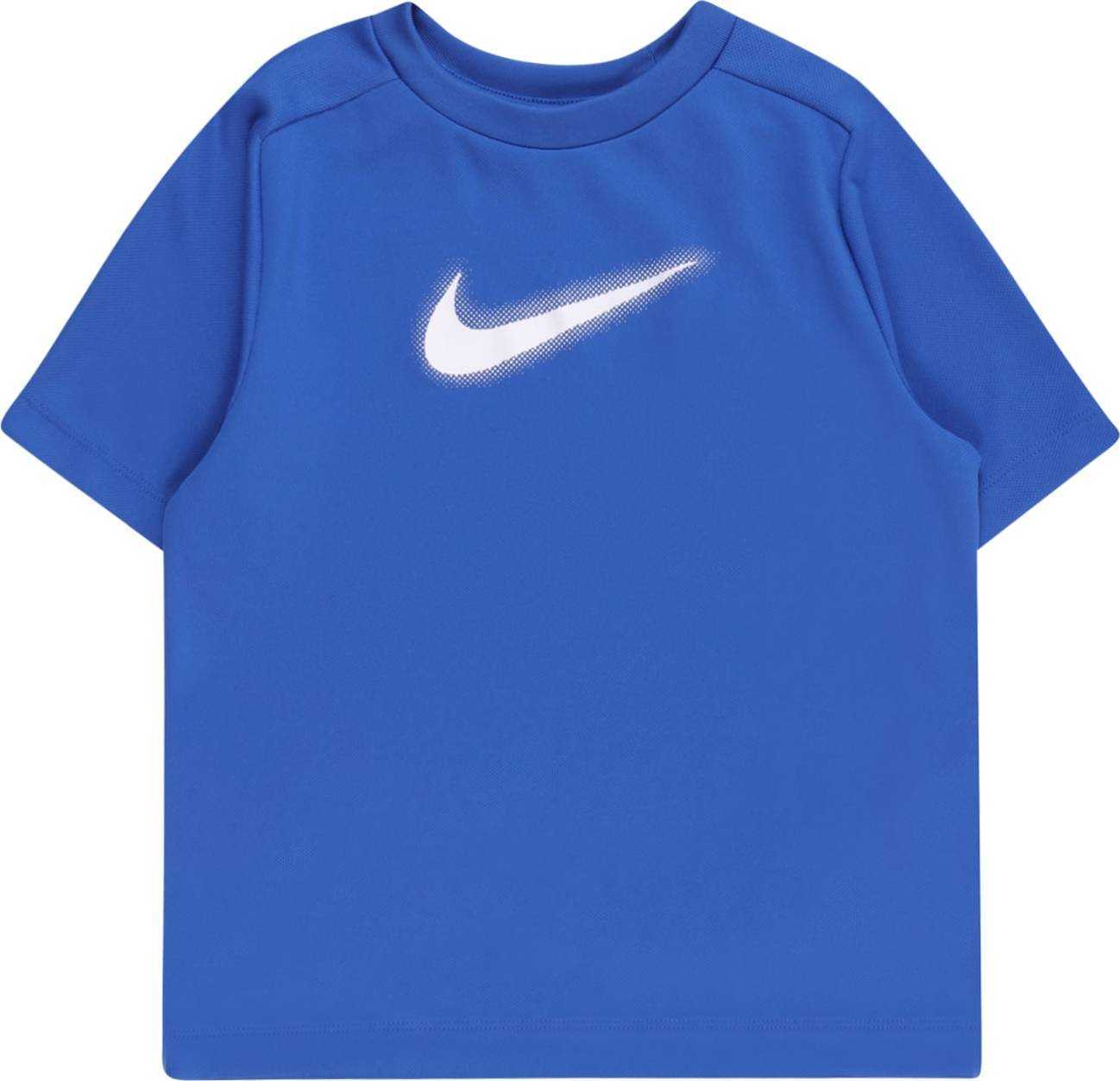 NIKE Funkční tričko královská modrá / bílá