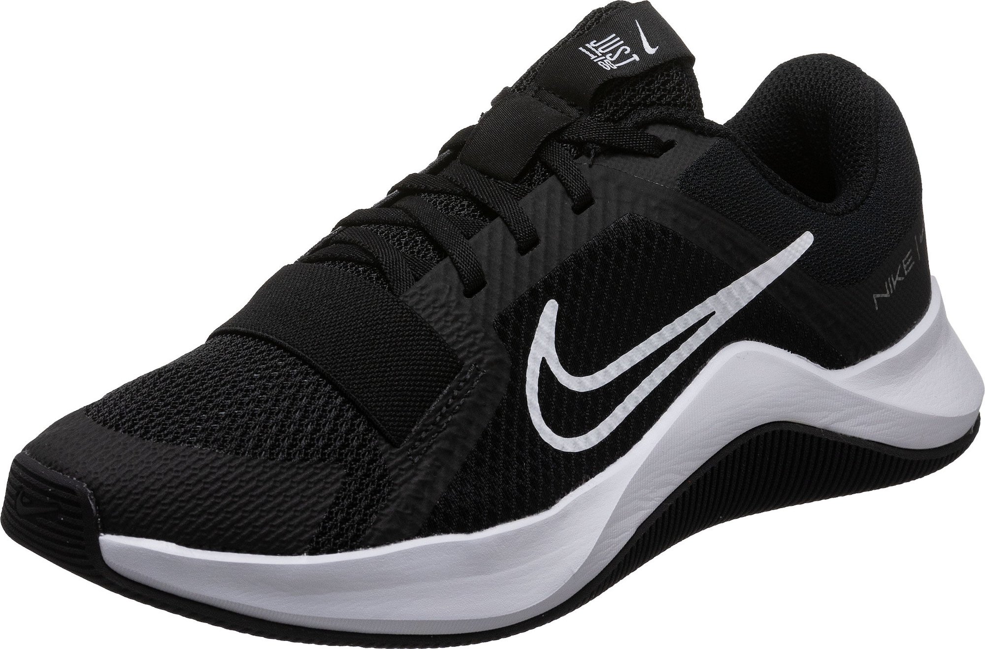 NIKE Sportovní boty 'City Trainer 2' černá / bílá
