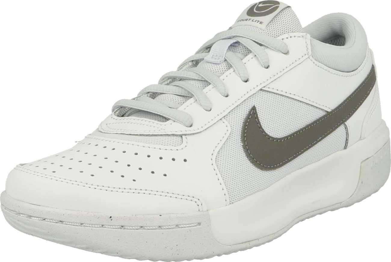 NIKE Sportovní boty 'COURT LITE 3' olivová / bílá