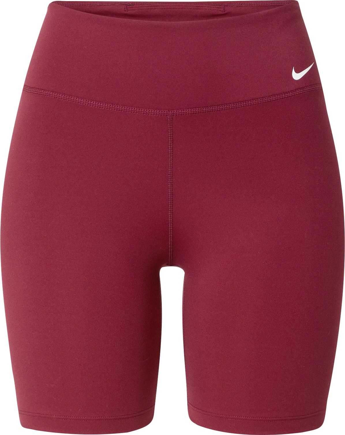 NIKE Sportovní kalhoty bobule / bílá