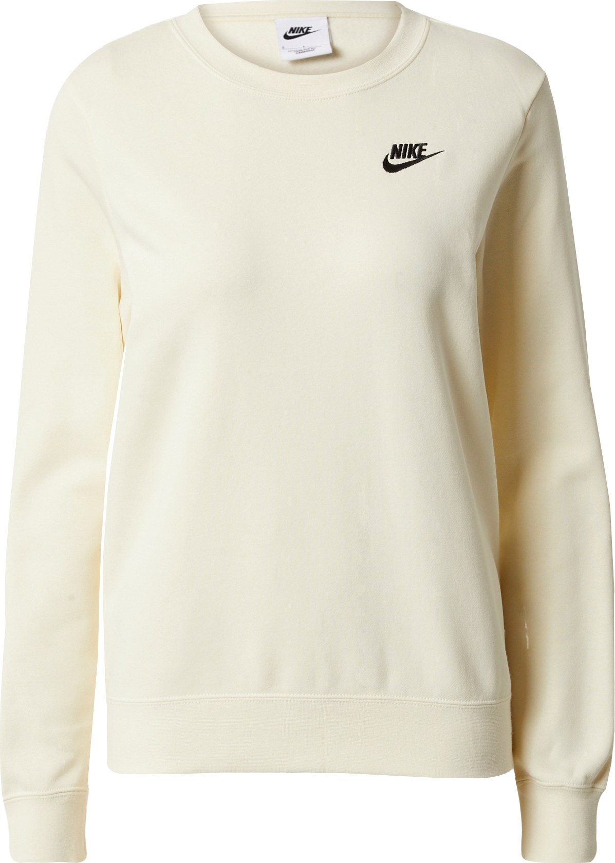 Nike Sportswear Mikina béžová / černá