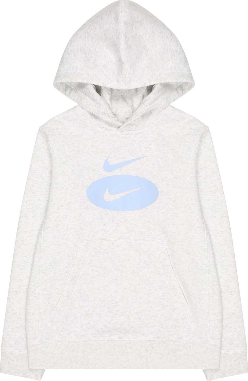 Nike Sportswear Mikina béžová / světlemodrá