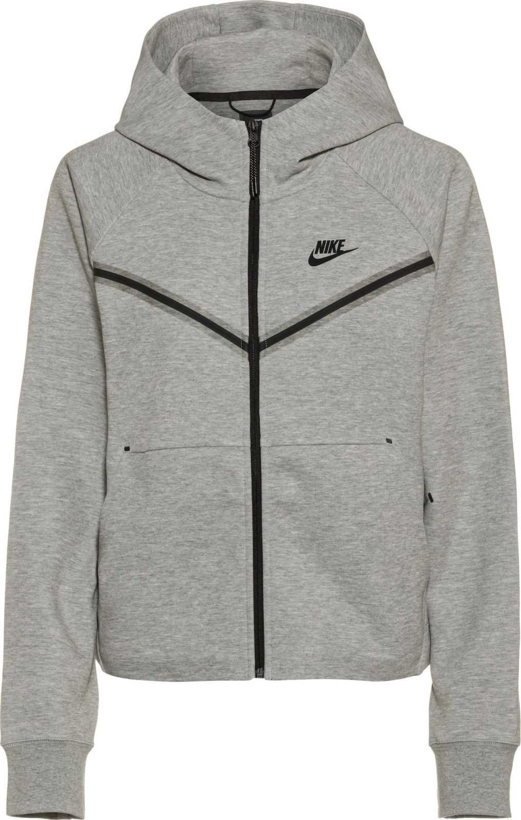 Nike Sportswear Mikina antracitová / šedý melír