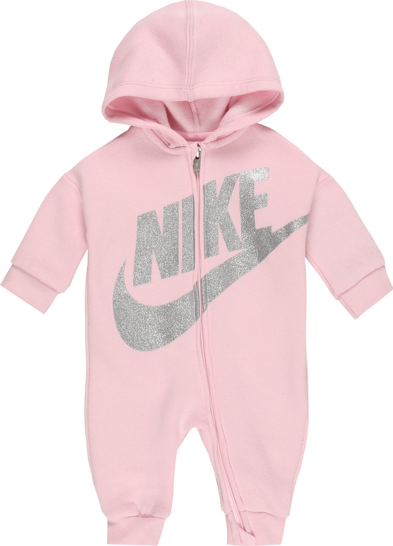 Nike Sportswear Overal 'FUTURA' stříbrně šedá / světle růžová