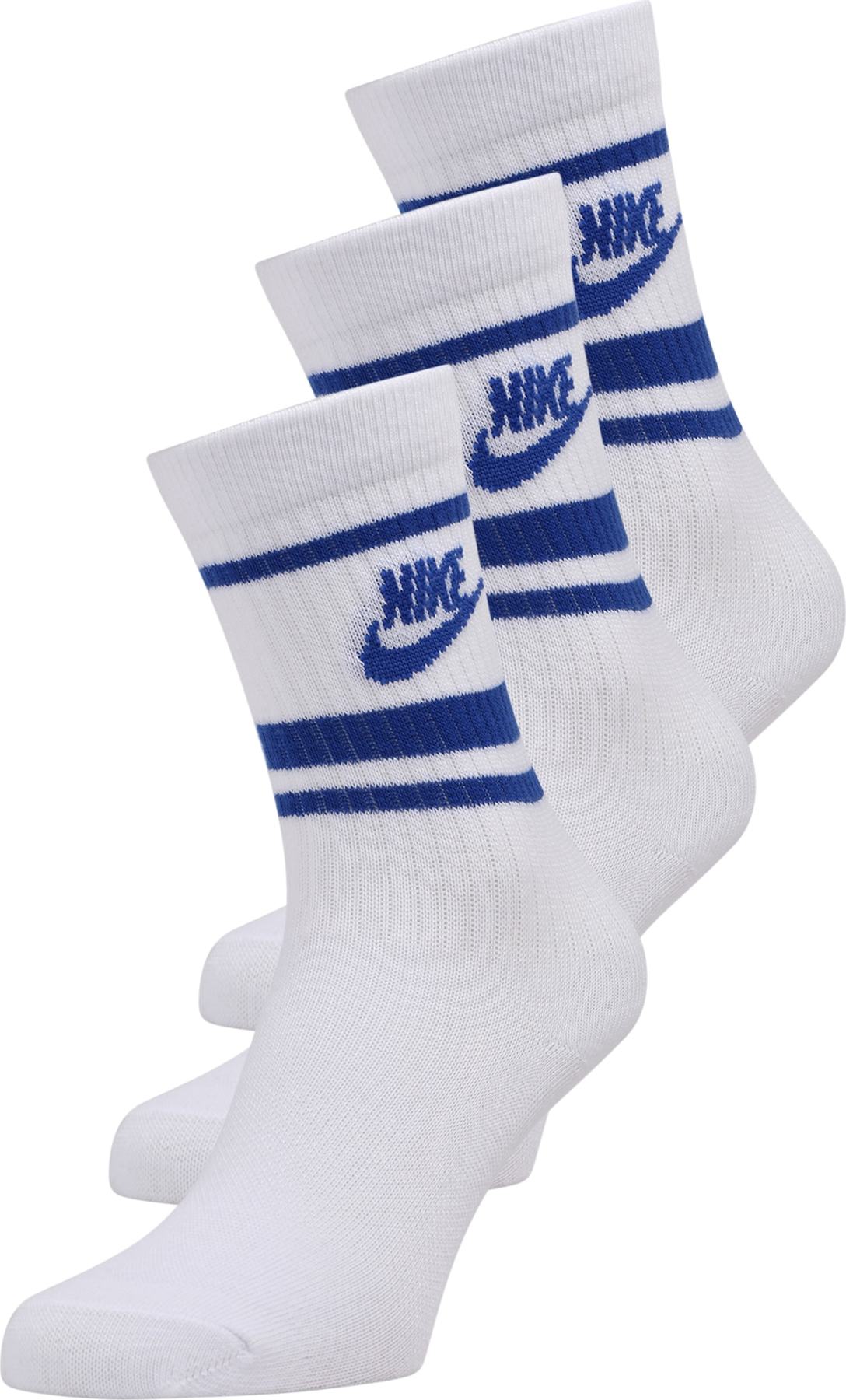 Nike Sportswear Ponožky indigo / bílá