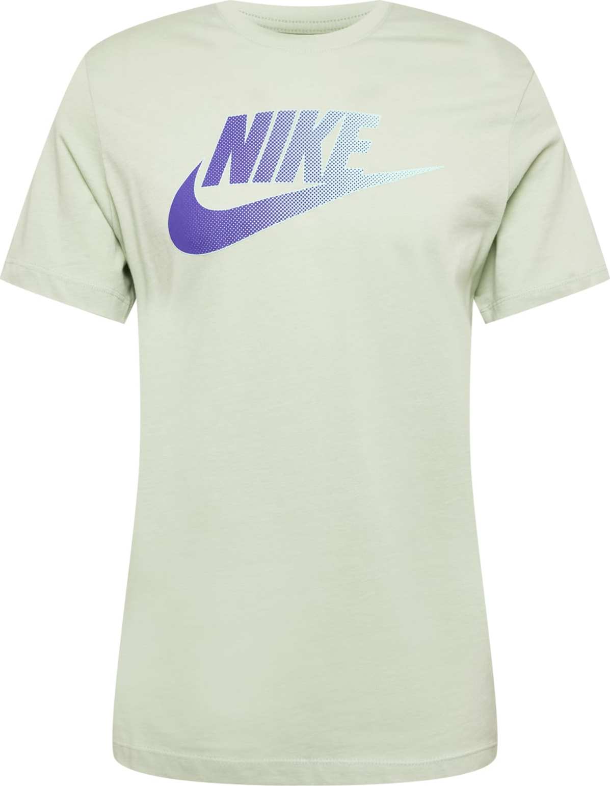 Nike Sportswear Tričko modrá / indigo / pastelově zelená