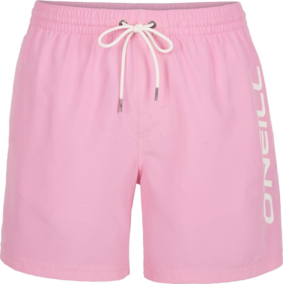 O'NEILL Plavecké šortky růžová / bílá