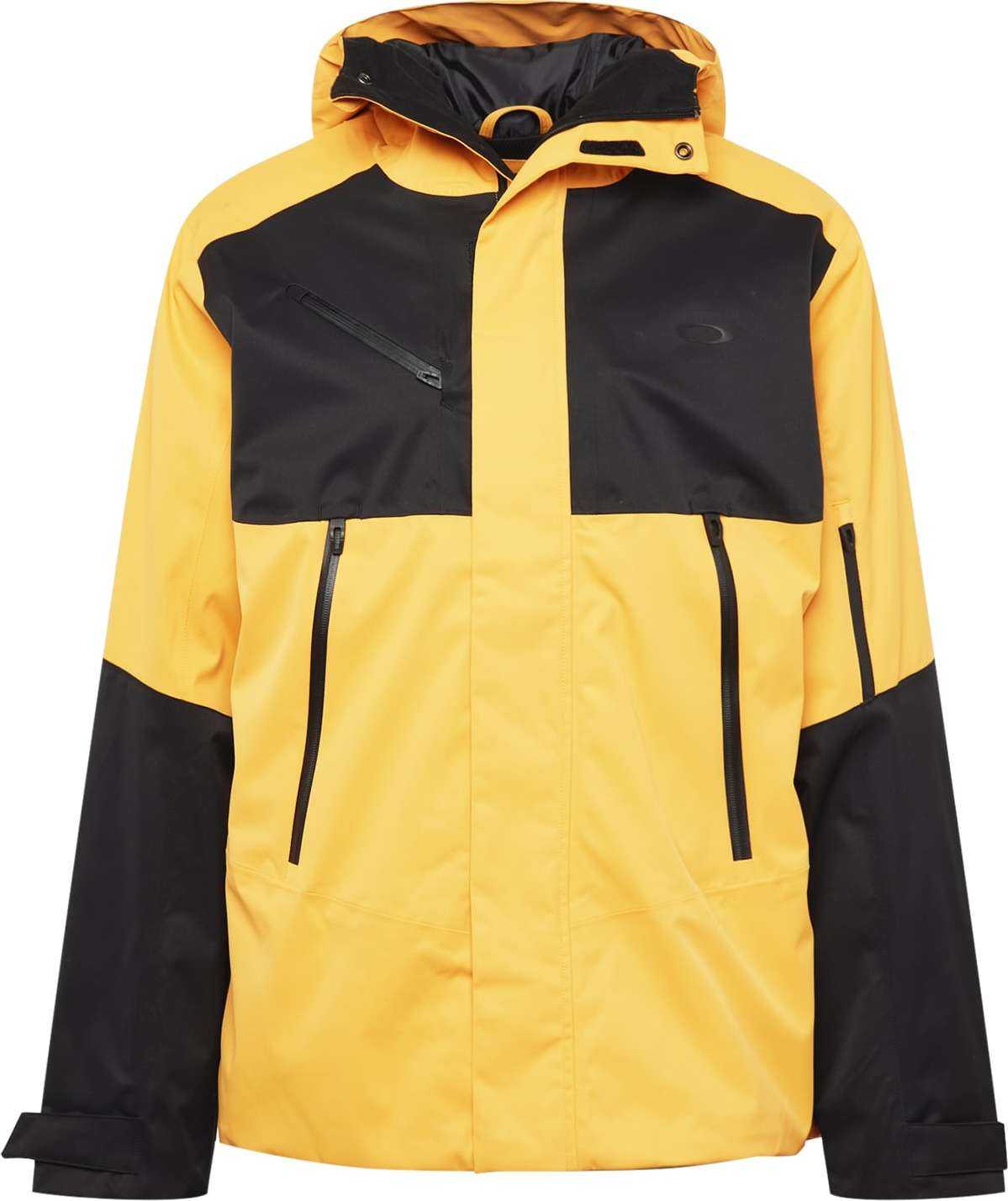 OAKLEY Outdoorová bunda 'Crescent' žlutá / černá