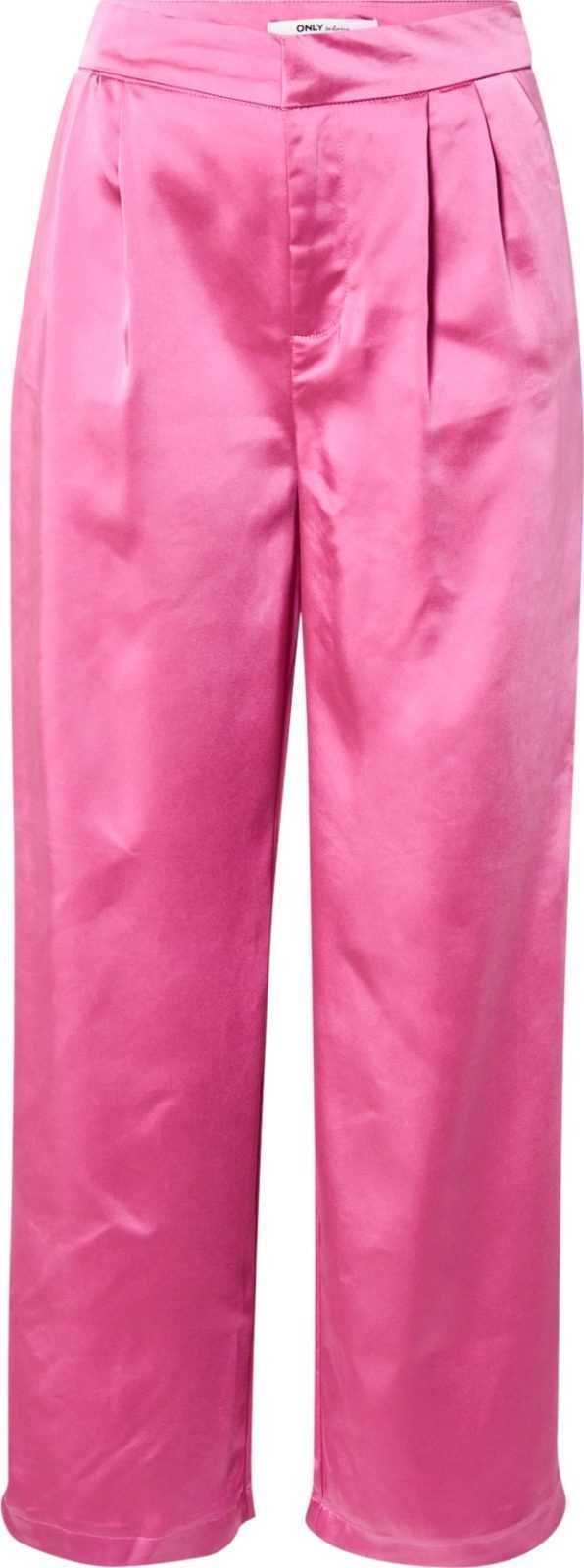 ONLY Kalhoty se sklady v pase 'MAYRA' pink