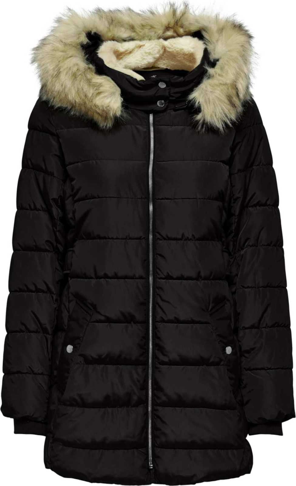 ONLY Zimní kabát 'Camilla' černá