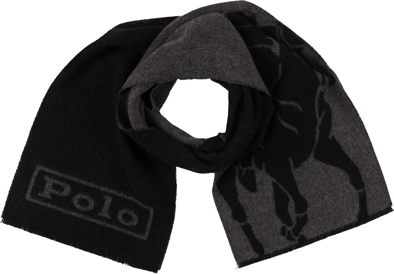 Polo Ralph Lauren Šála tmavě šedá / černá