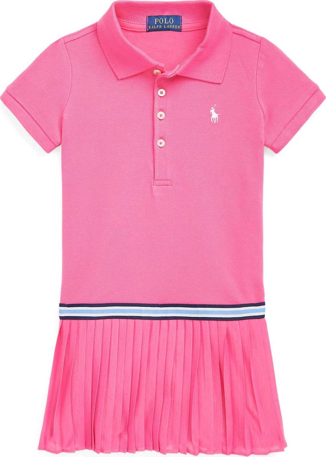 Polo Ralph Lauren Šaty námořnická modř / světlemodrá / pink / bílá