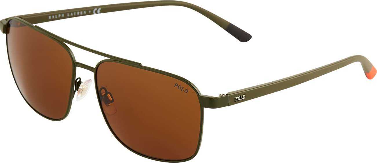 Polo Ralph Lauren Sluneční brýle '0PH3135' karamelová / olivová