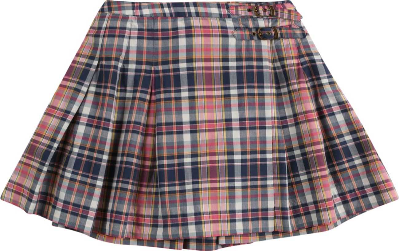 Polo Ralph Lauren Sukně 'KILT' tmavě modrá / žlutá / pink / bílá