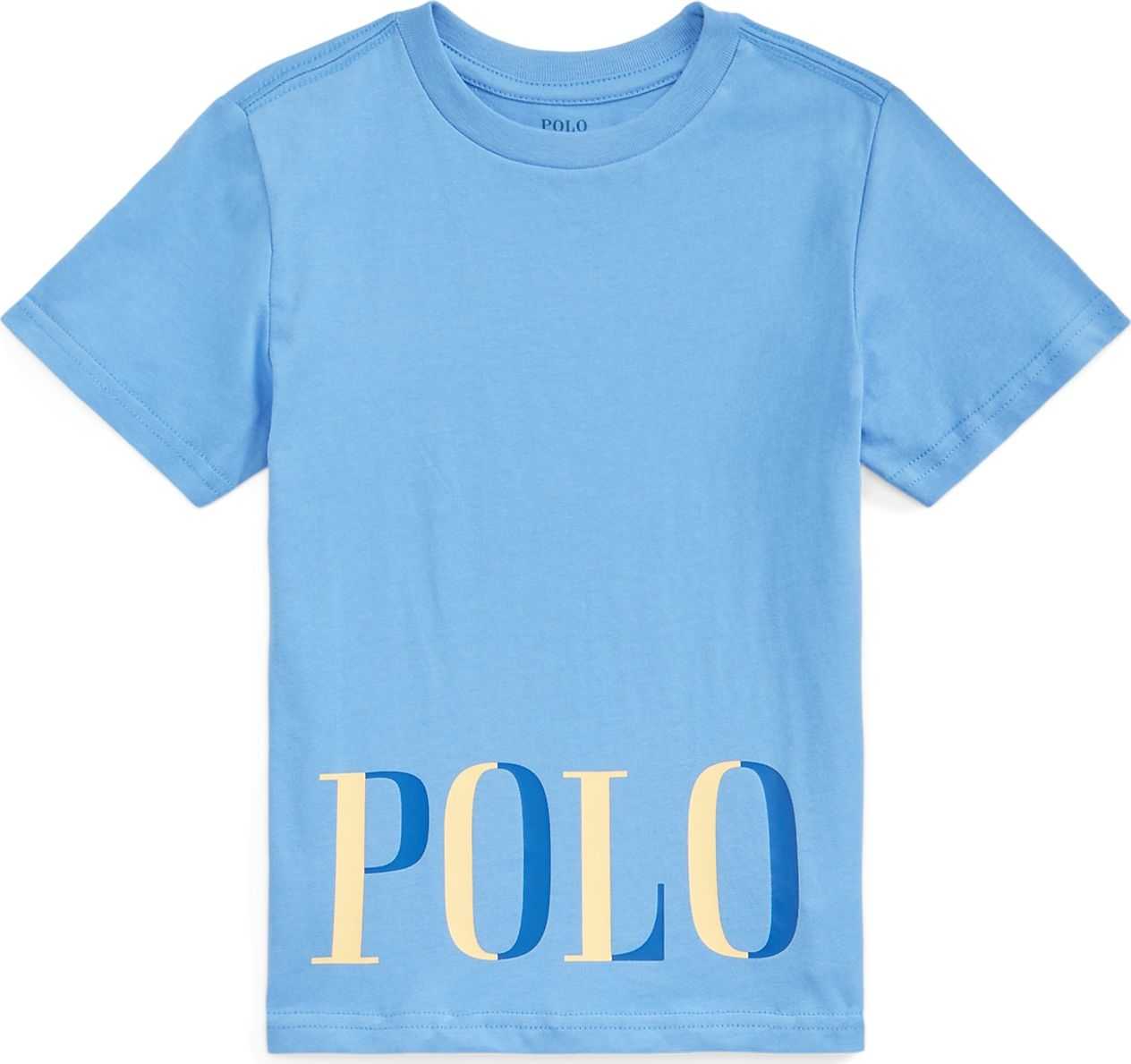 Polo Ralph Lauren Tričko modrá / světlemodrá / pastelově žlutá