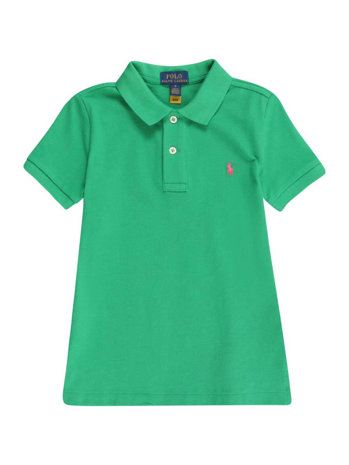 Polo Ralph Lauren Tričko trávově zelená / růžová