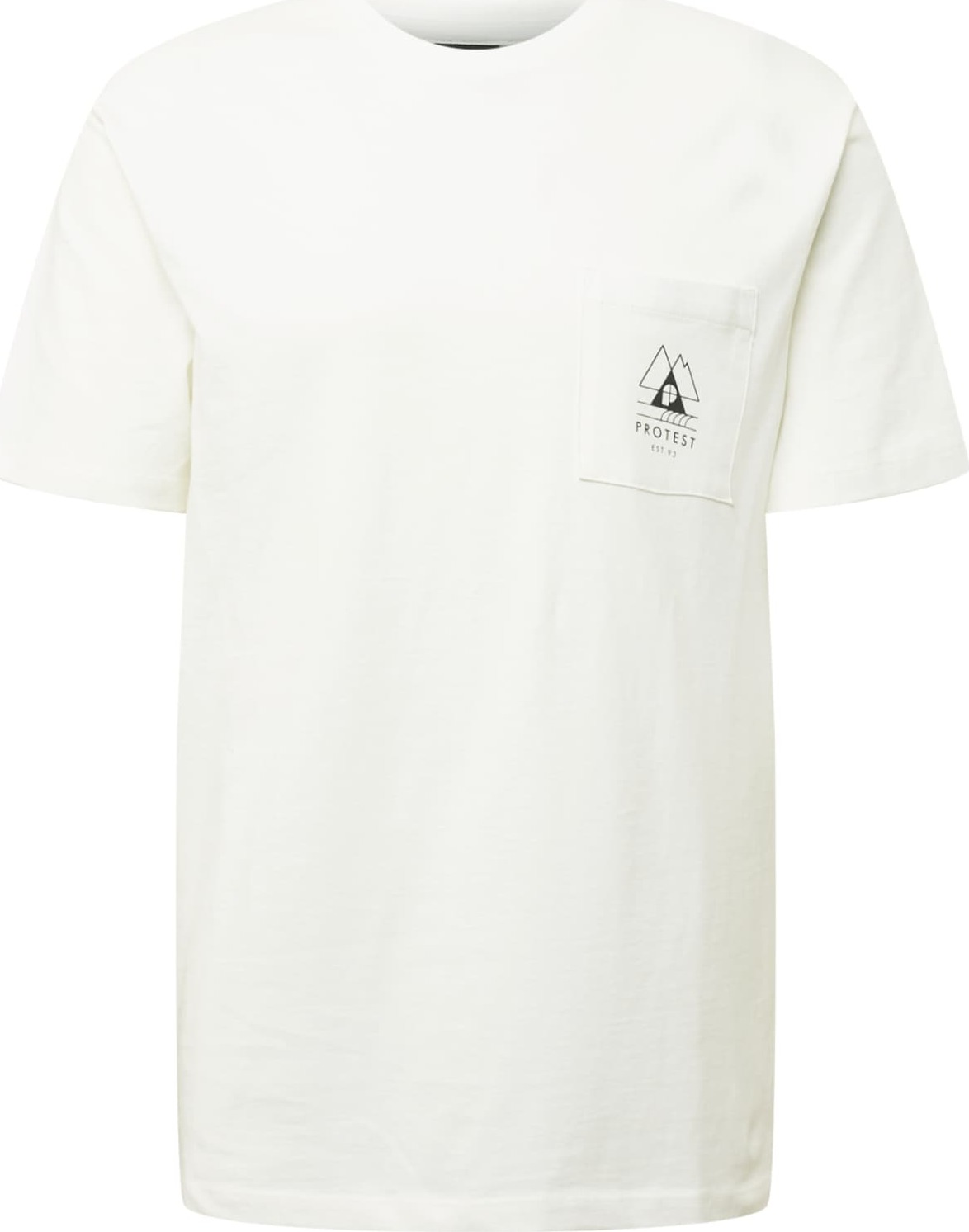 PROTEST Funkční tričko 'ISIAH' černá / offwhite