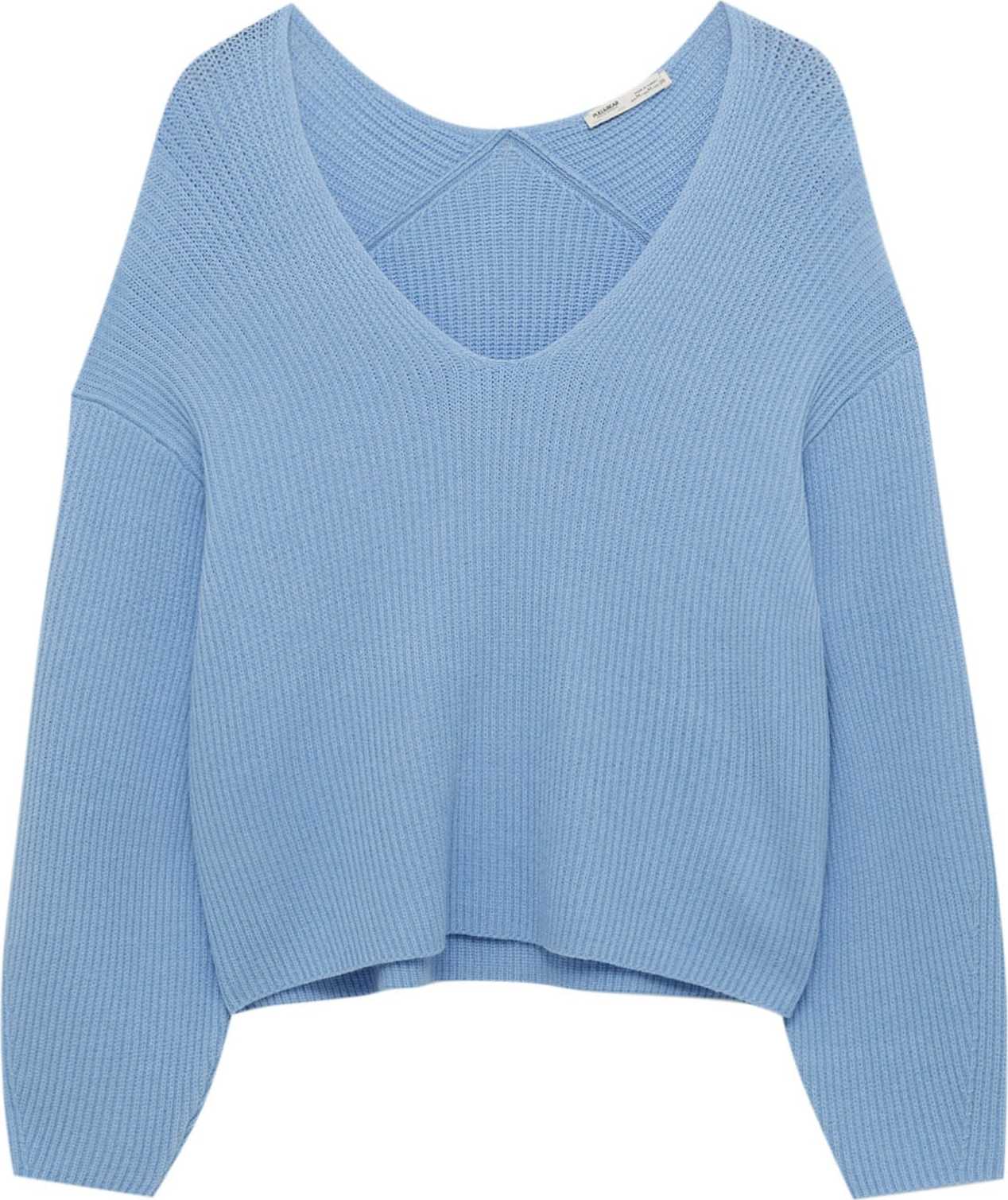 Pull&Bear Svetr nebeská modř