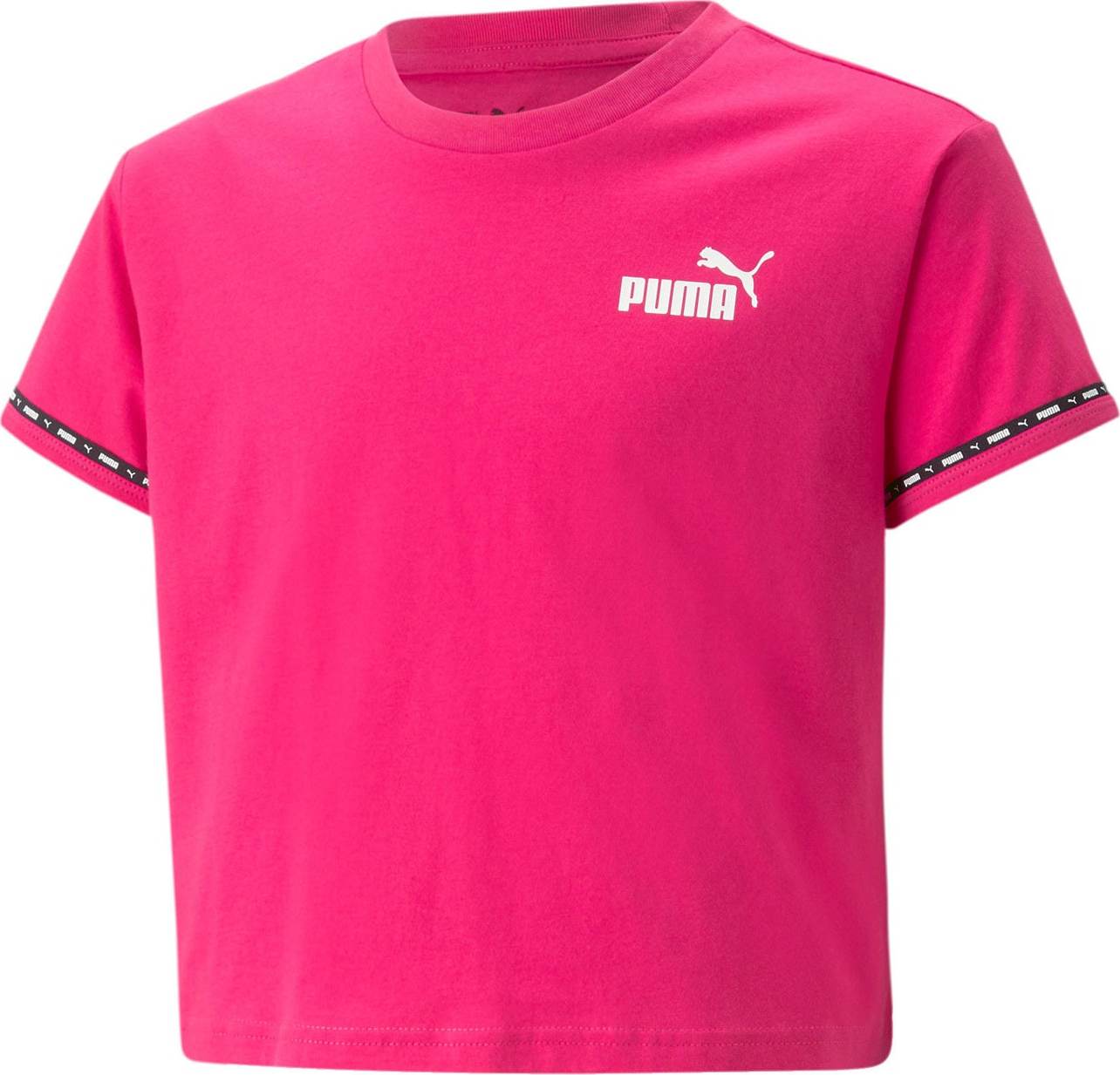 PUMA Funkční tričko 'POWER' pink / černá / bílá