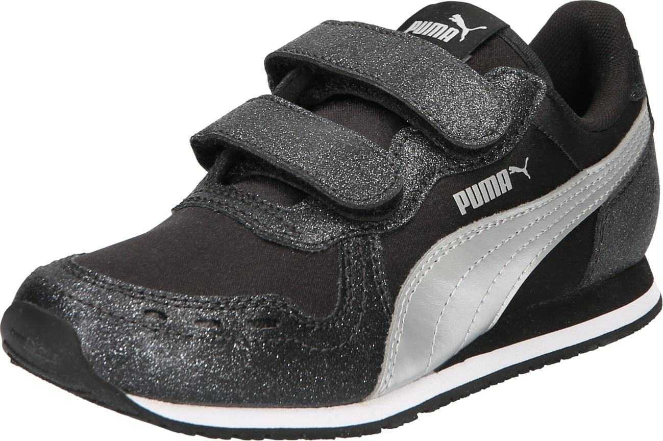 PUMA Tenisky 'Cabana' černá / stříbrná