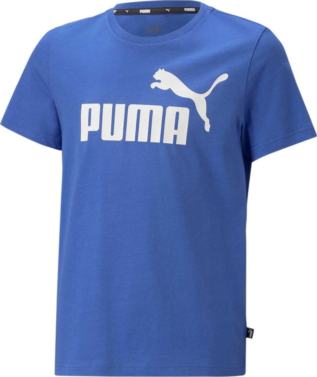 PUMA Tričko královská modrá / bílá