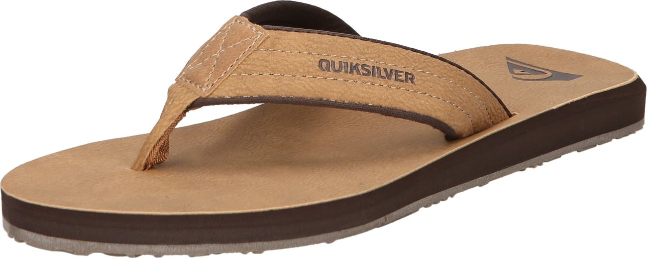 QUIKSILVER Žabky 'CARVER' velbloudí / černá