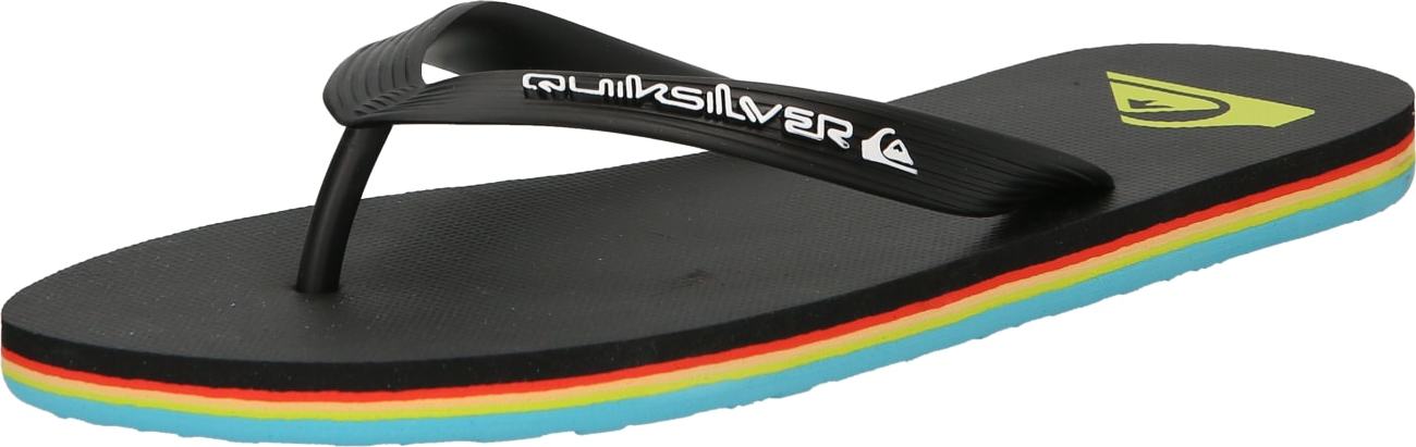 QUIKSILVER Žabky 'MOLOKAI' černá / bílá