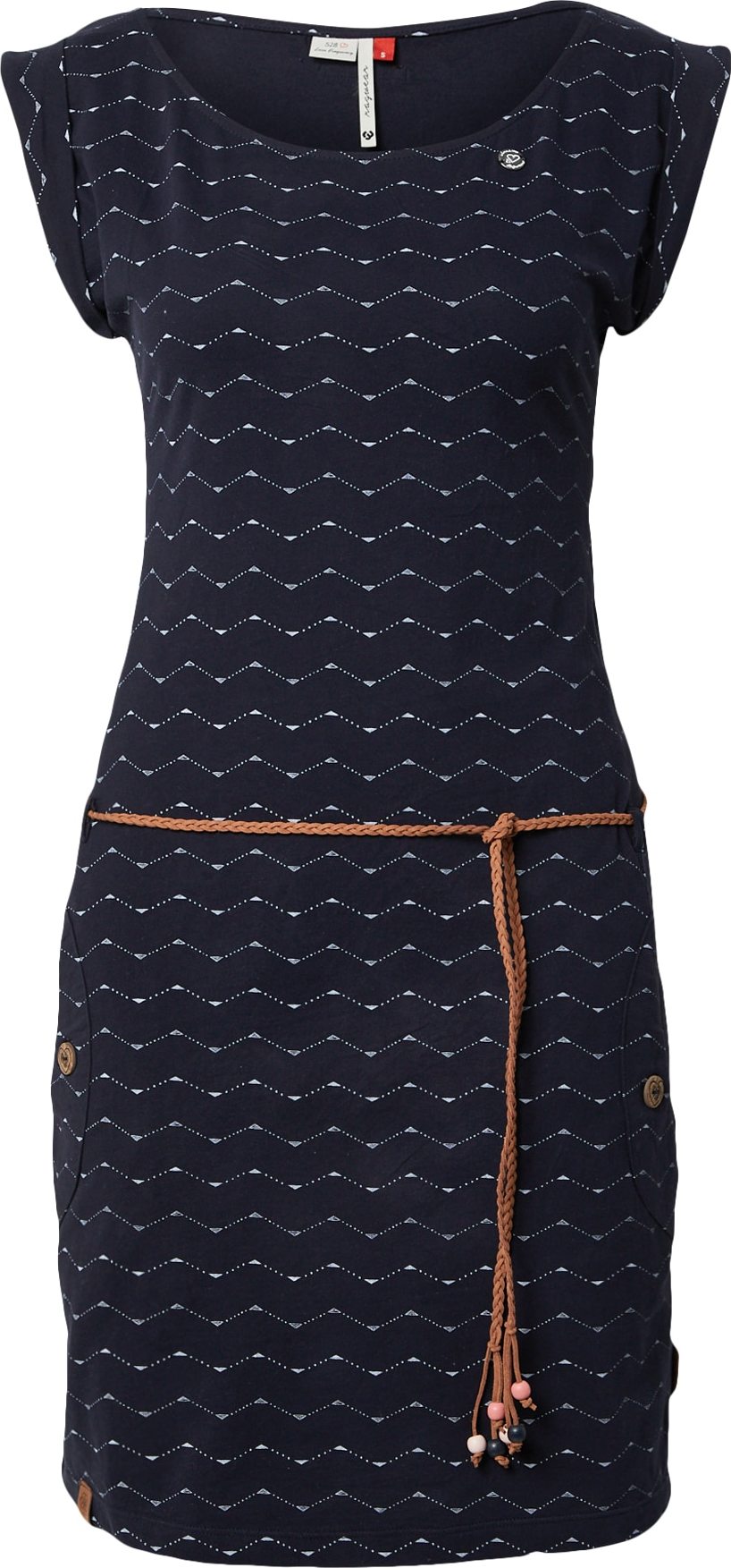 Ragwear Letní šaty 'TAG' námořnická modř / šedá