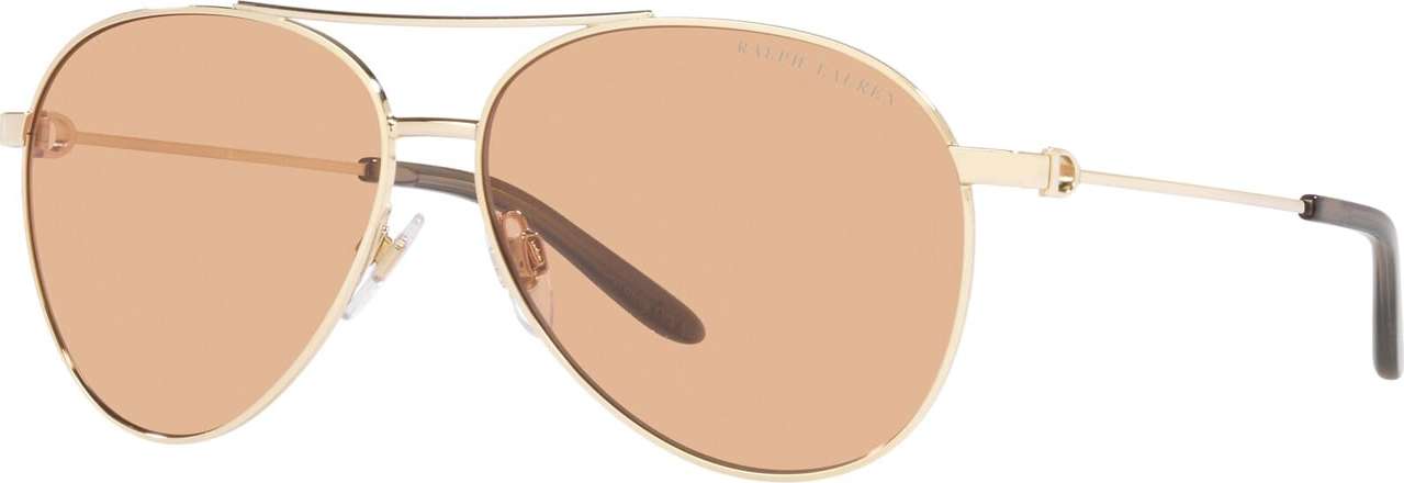 Ralph Lauren Sluneční brýle světle hnědá / zlatá