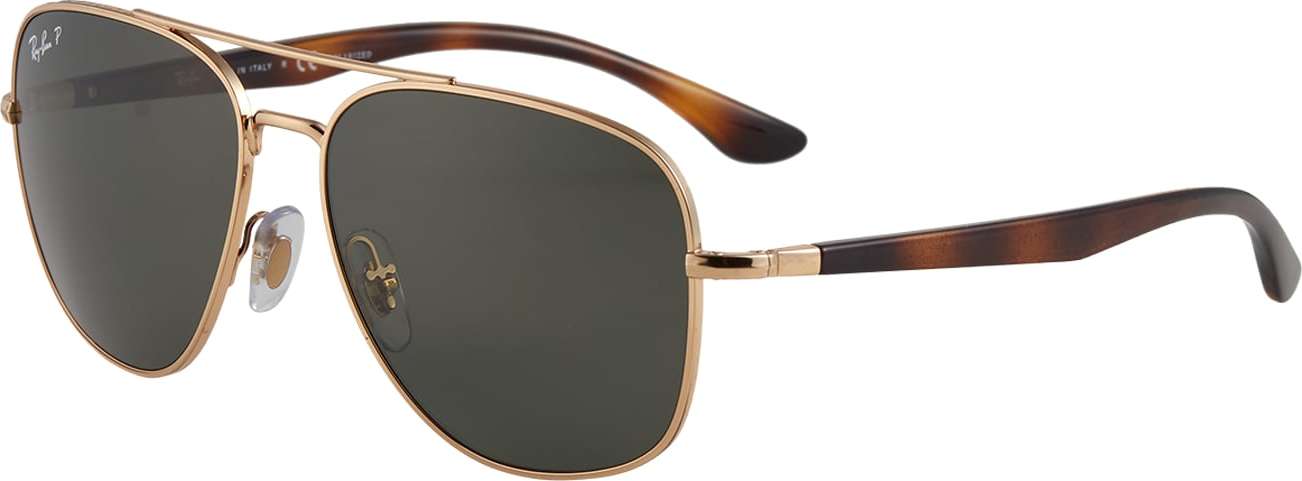 Ray-Ban Sluneční brýle '0RB3683' hnědá / zlatá / tmavě zelená