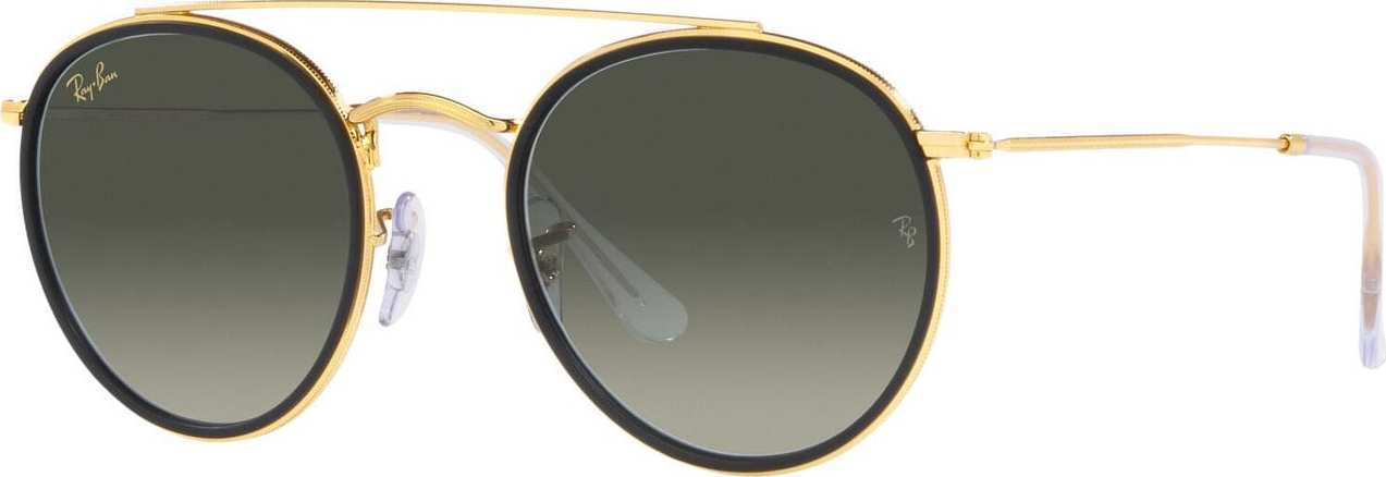 Ray-Ban Sluneční brýle zlatá / tmavě zelená