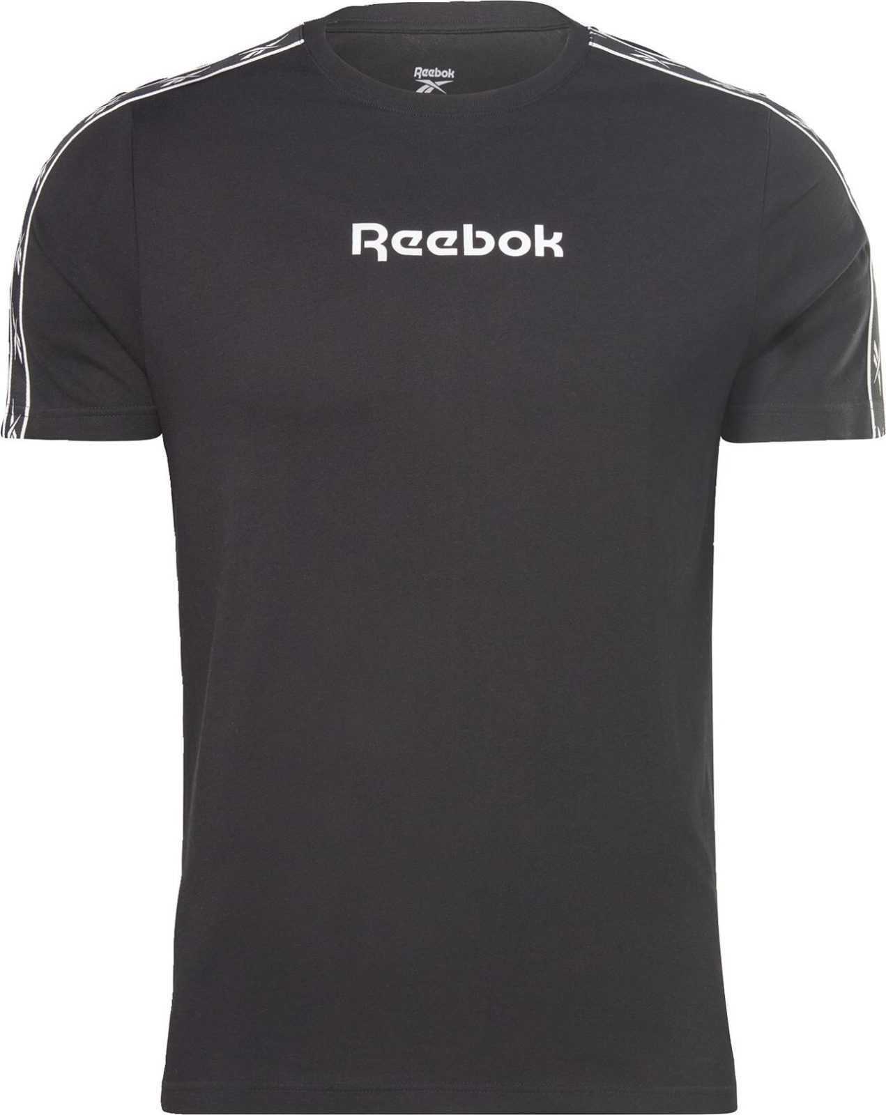 Reebok Sport Funkční tričko černá / bílá