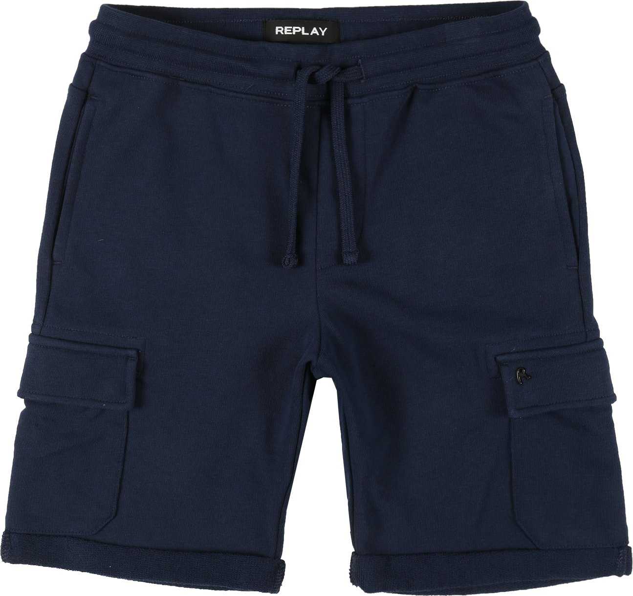 REPLAY & SONS Kalhoty námořnická modř