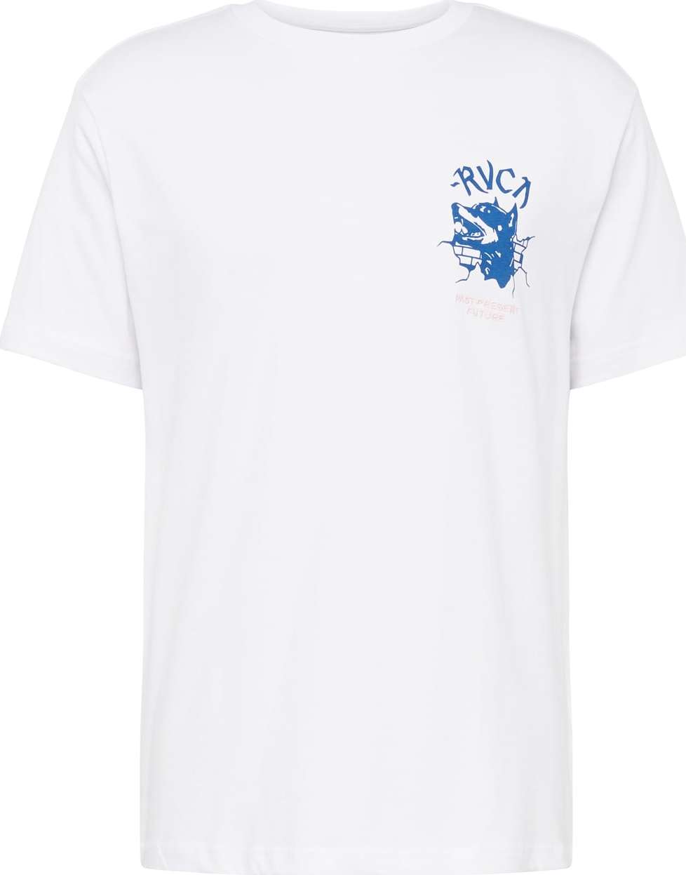 RVCA Tričko modrá / růžová / bílá