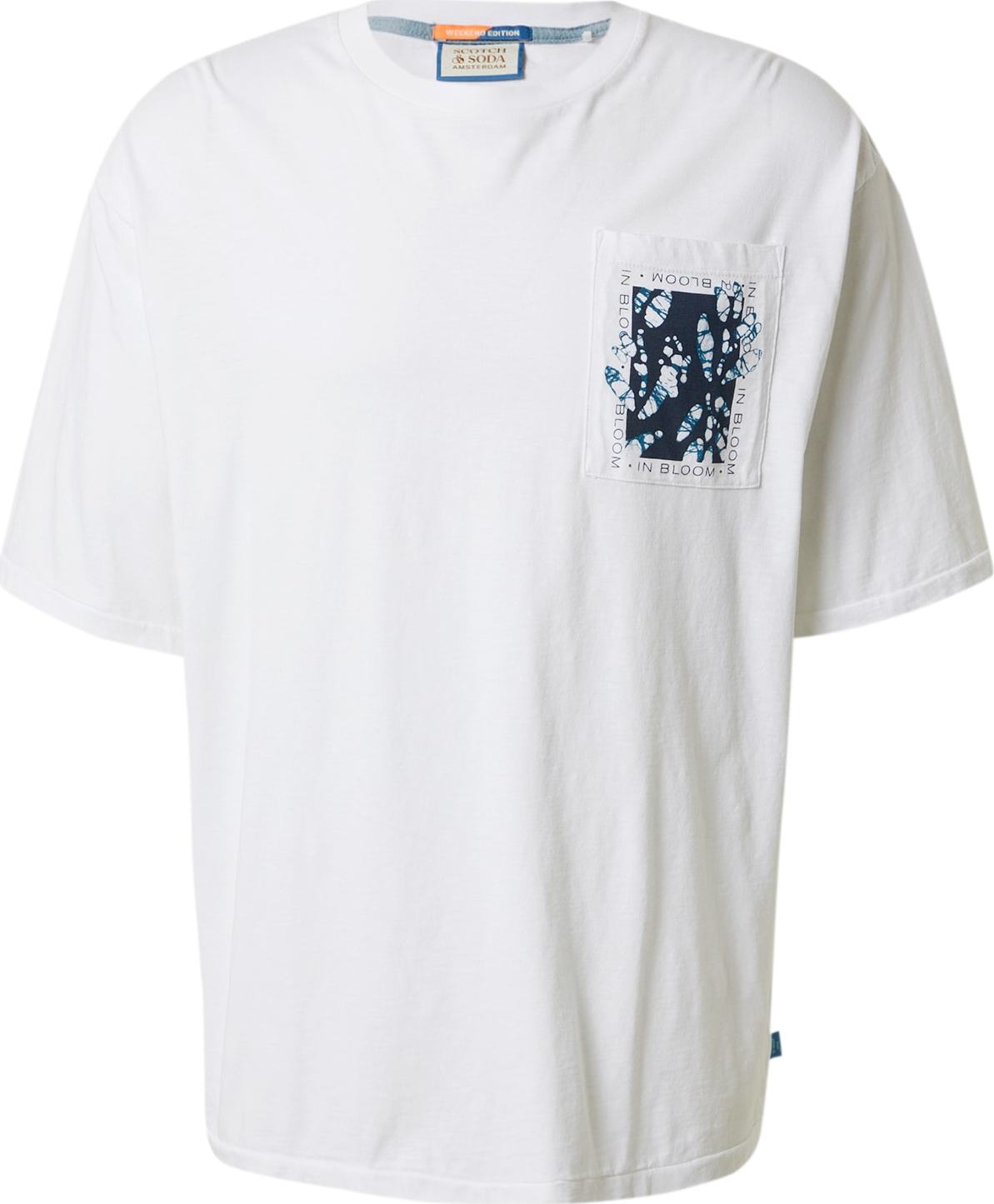 SCOTCH & SODA Tričko námořnická modř / bílá
