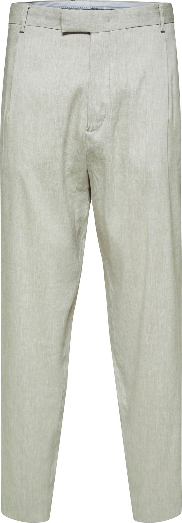SELECTED HOMME Kalhoty se sklady v pase šedá
