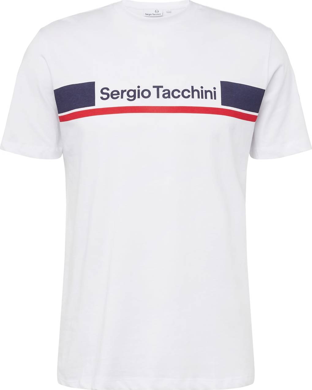 Sergio Tacchini Tričko 'JARED' námořnická modř / červená / bílá