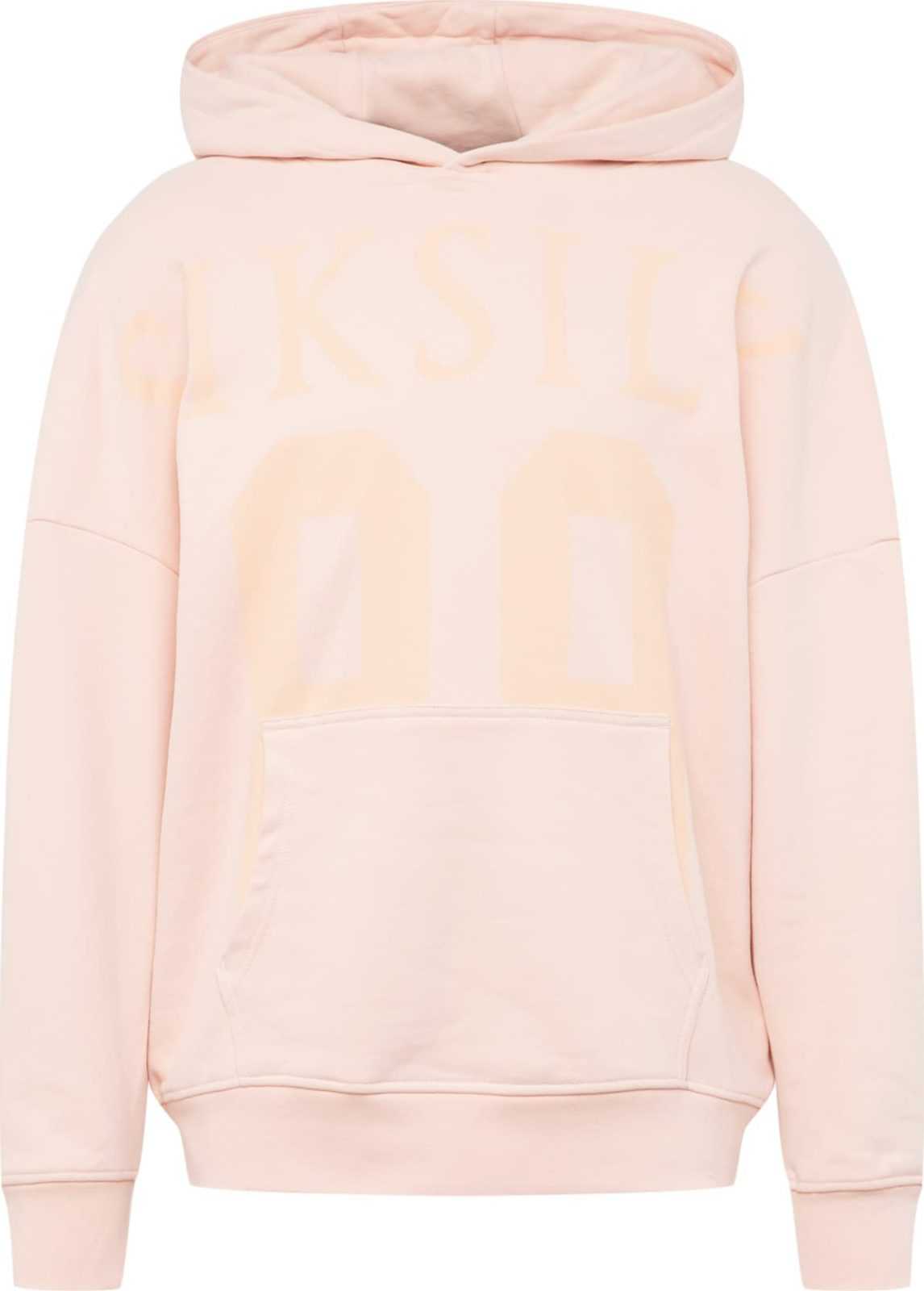 SikSilk Mikina meruňková / pastelově růžová