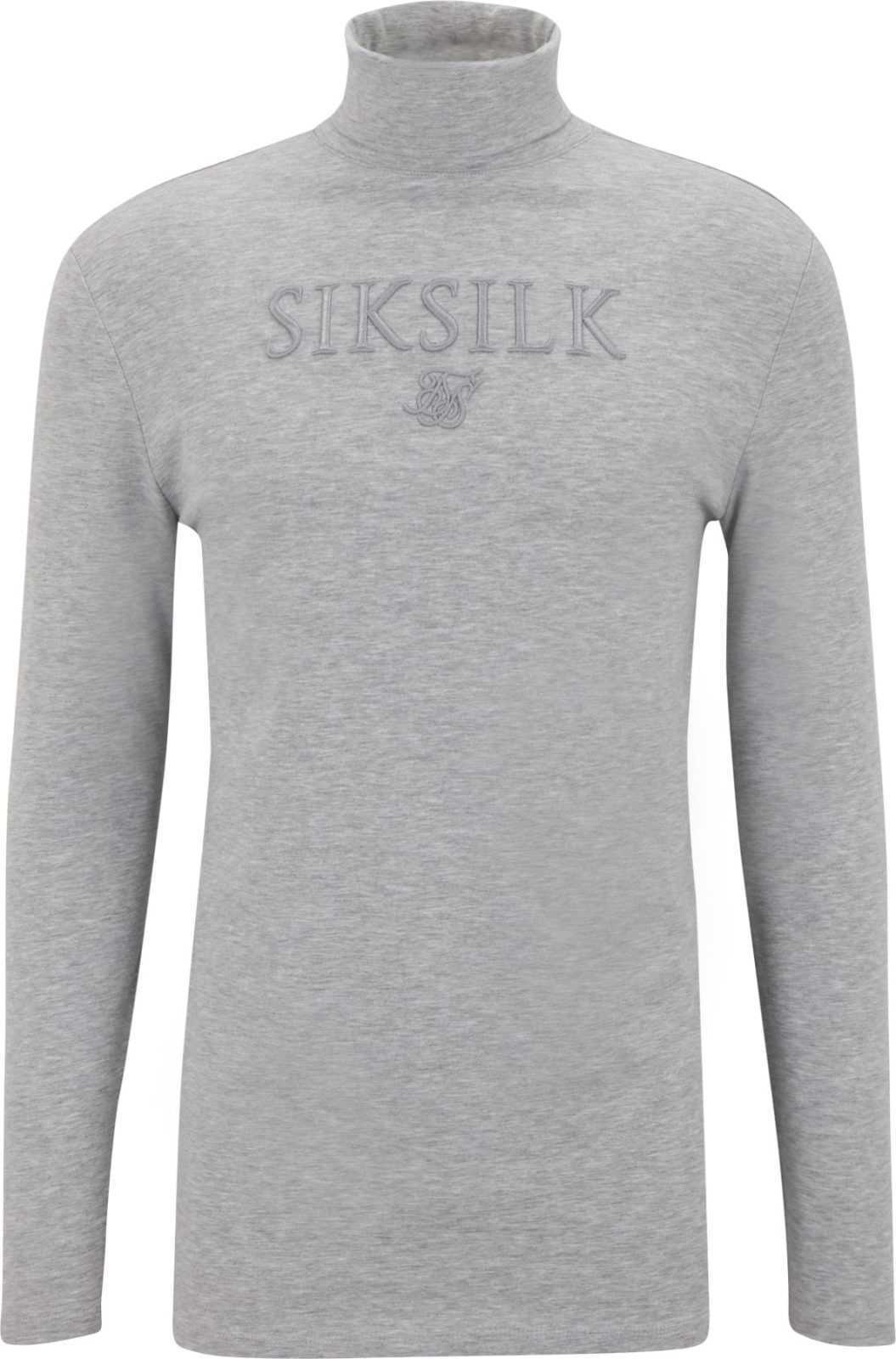 SikSilk Tričko světle šedá