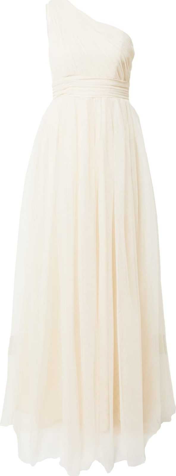 Skirt & Stiletto Společenské šaty 'GIANNA' slonová kost