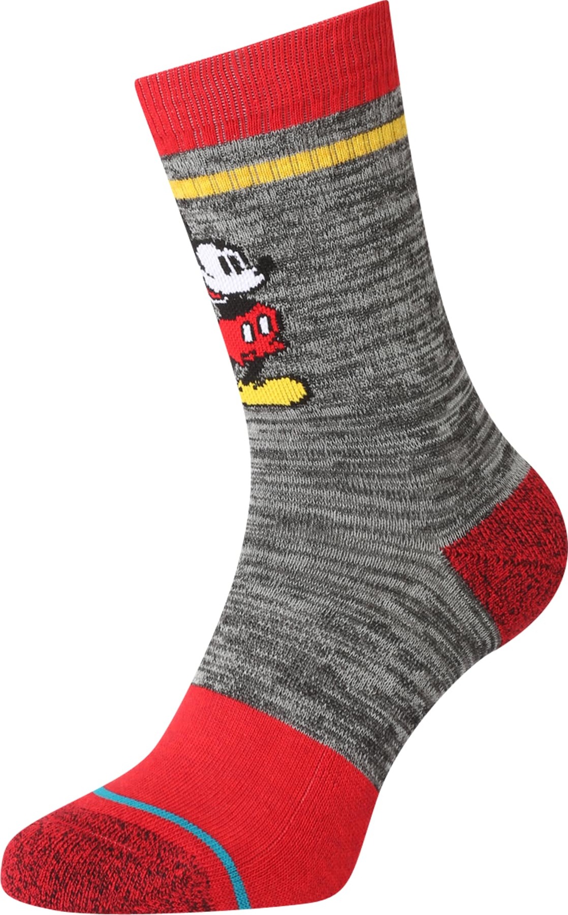 Stance Sportovní ponožky žlutá / šedý melír / červená / červený melír