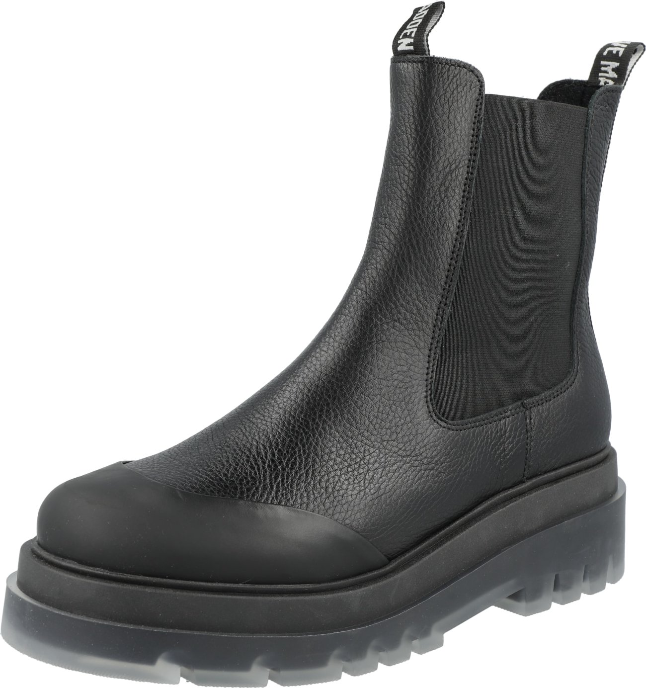 STEVE MADDEN Chelsea boty 'Myrtha' černá / bílá