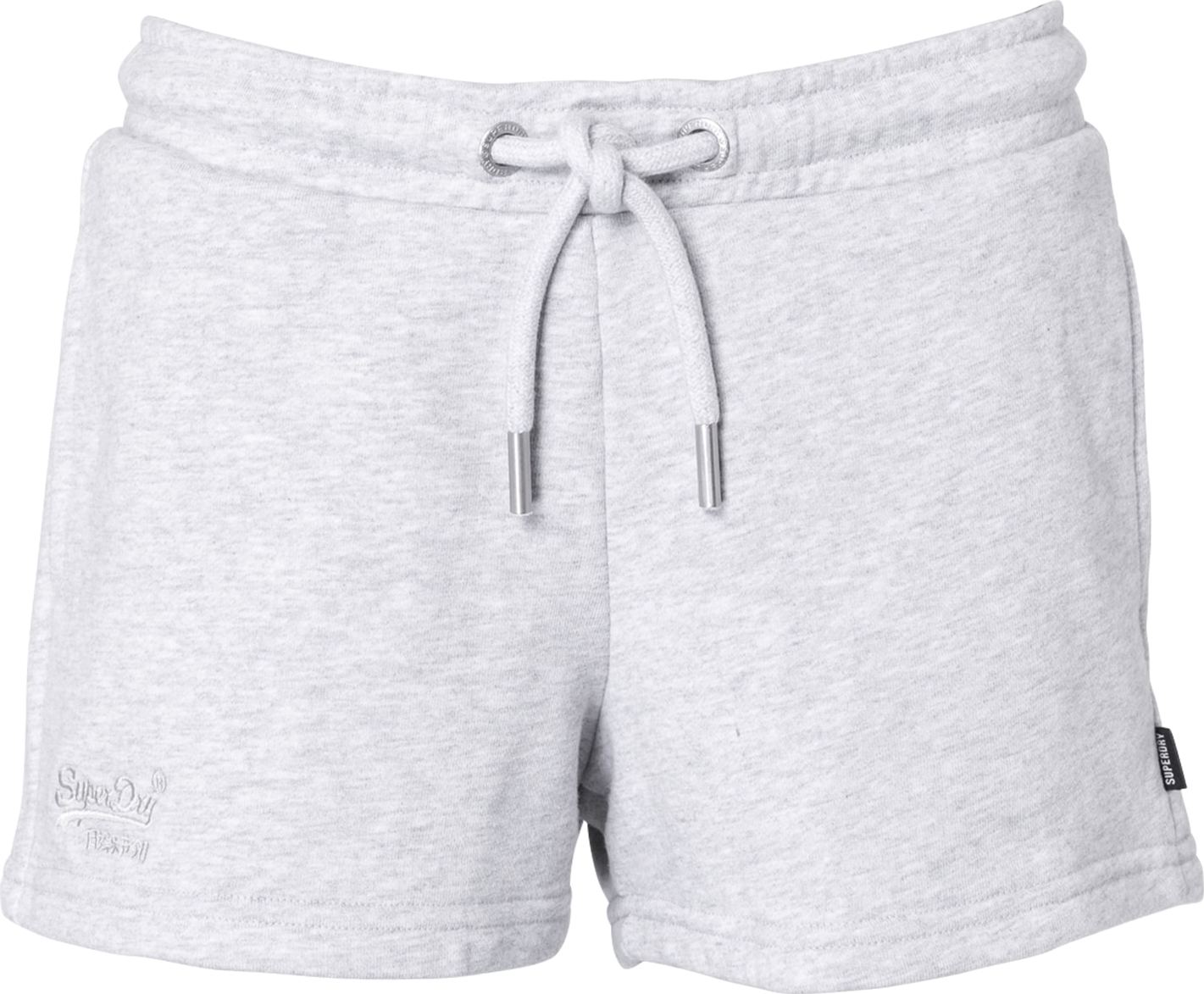 Superdry Kalhoty šedý melír