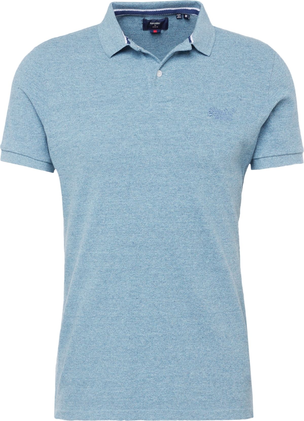 Superdry Tričko modrý melír