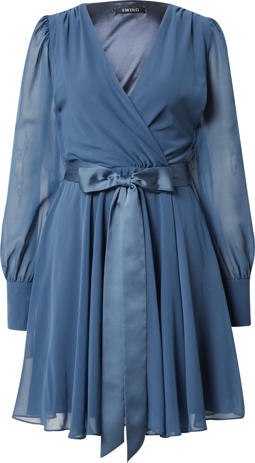 SWING Koktejlové šaty chladná modrá