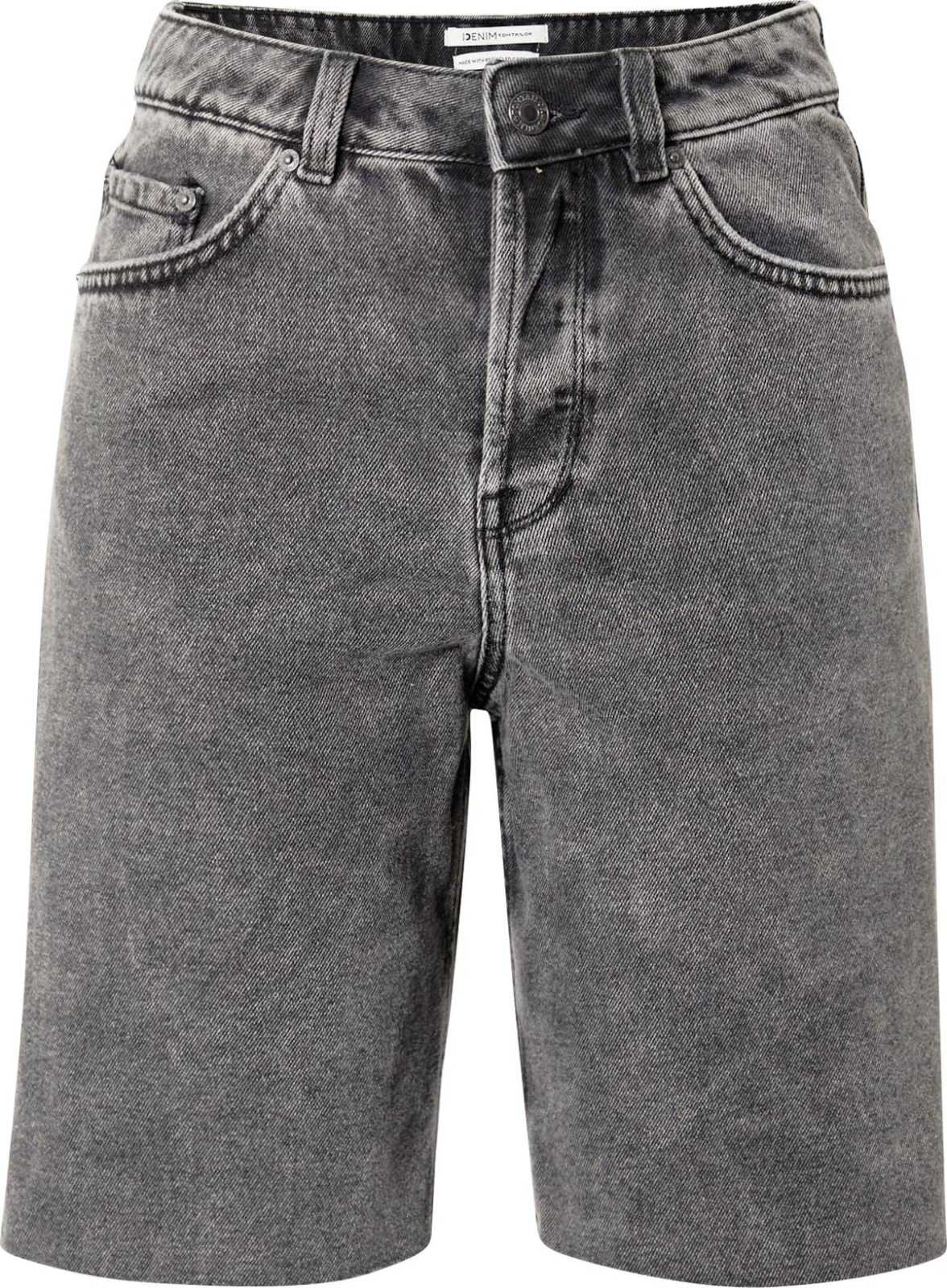 TOM TAILOR DENIM Džíny černá džínovina