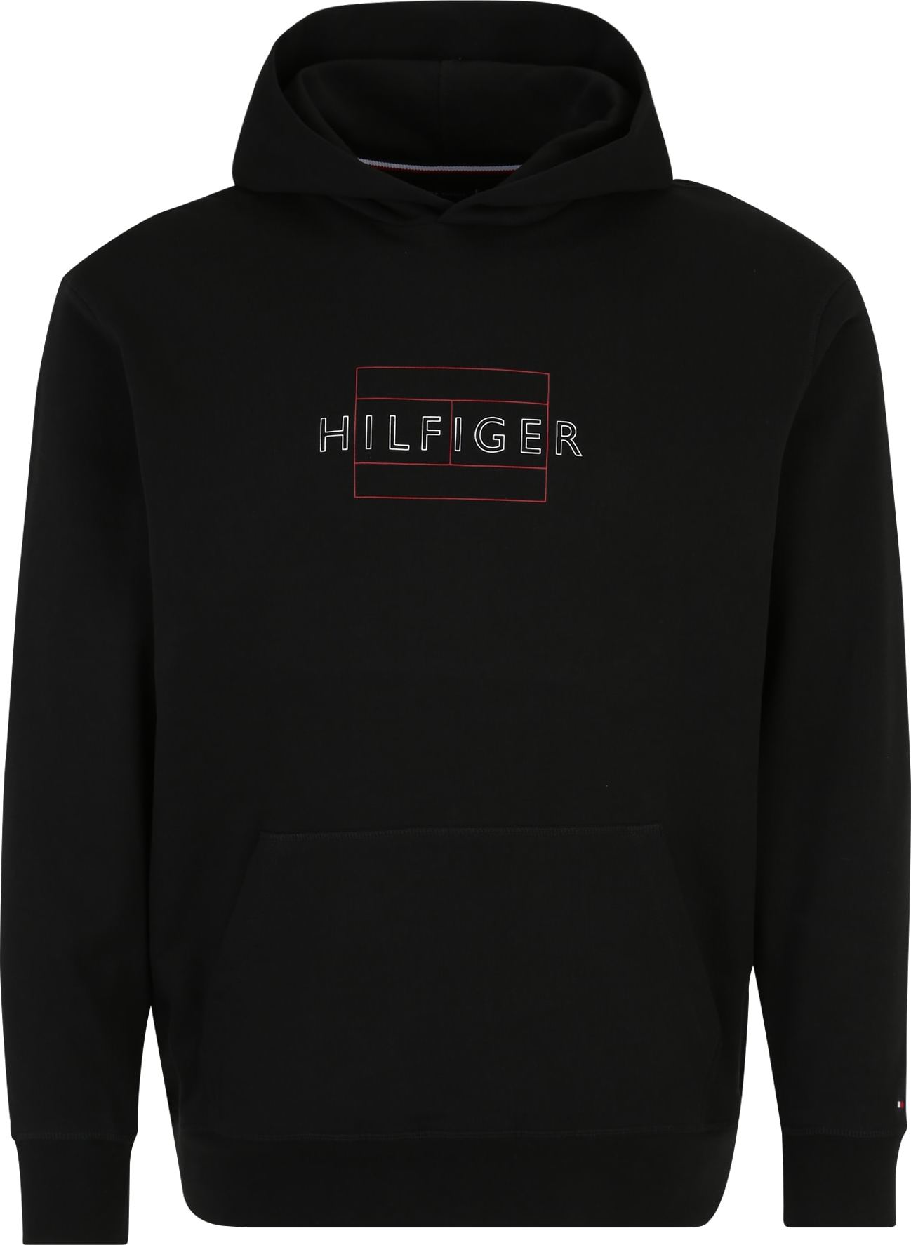 Tommy Hilfiger Big & Tall Mikina červená / černá / bílá