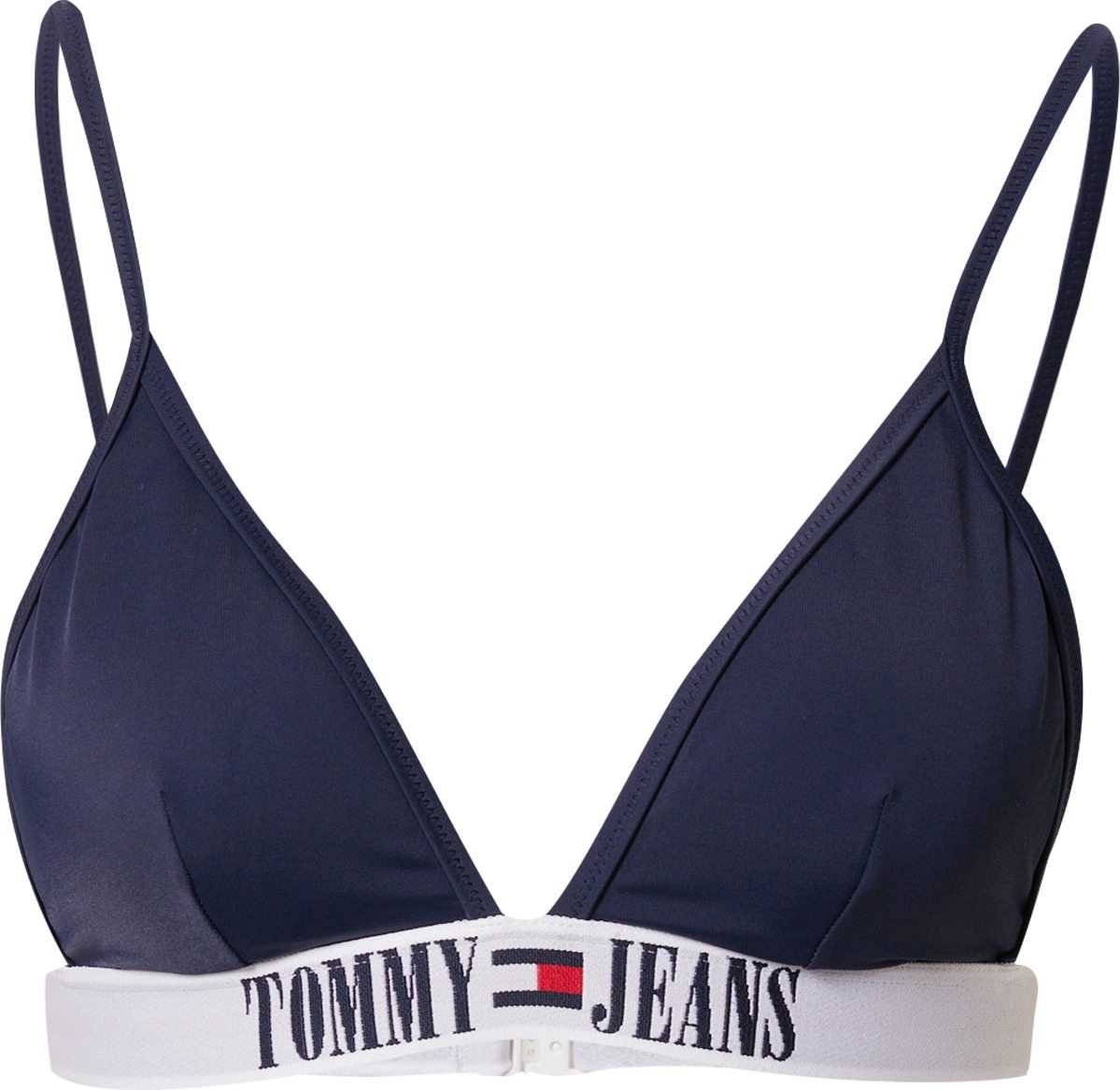 Tommy Jeans Horní díl plavek námořnická modř / červená / bílá