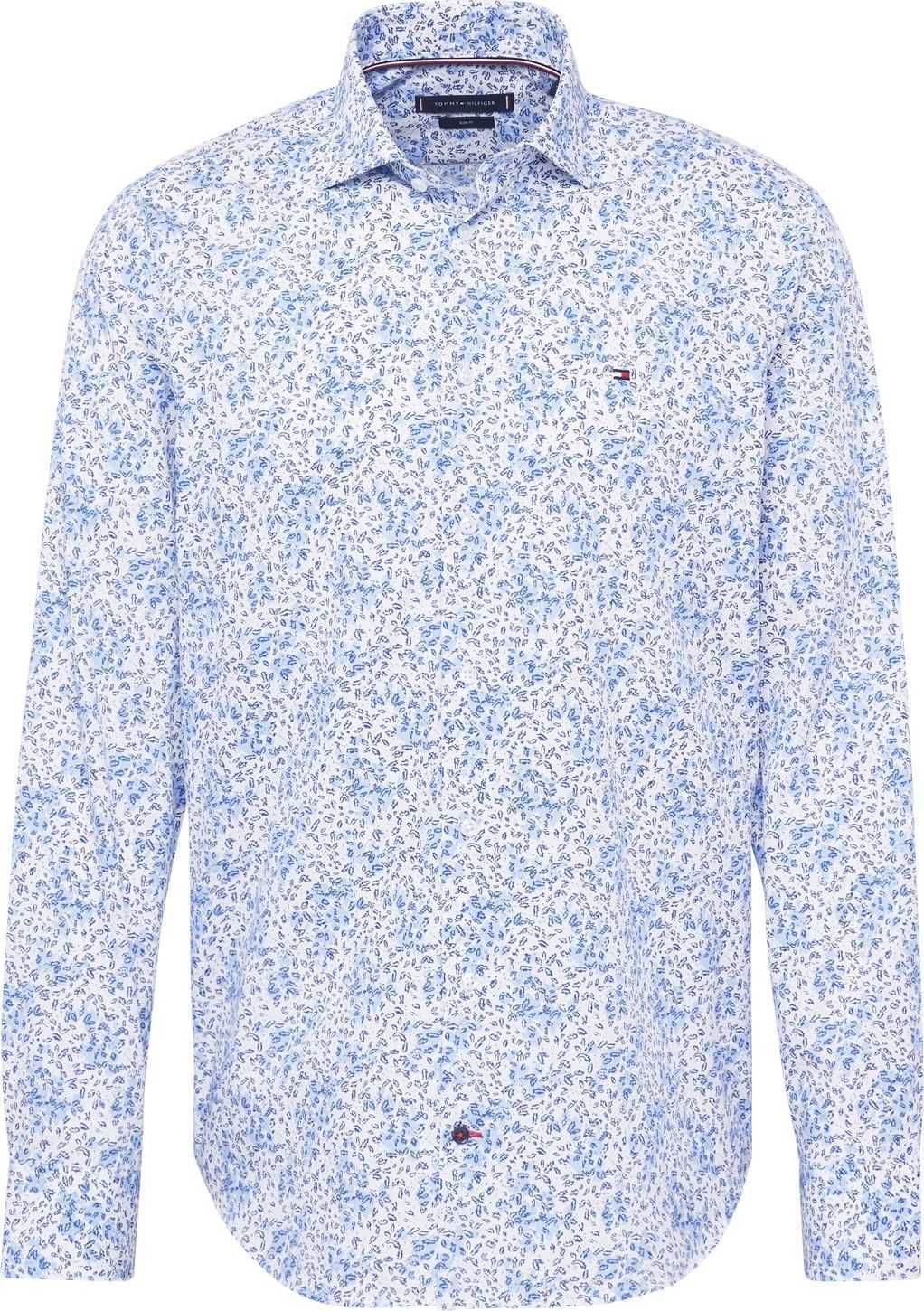 Tommy Hilfiger Tailored Košile modrá / světlemodrá / bílá